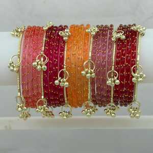 ชุด churiyan ไข่มุกแคชเมียร์อเนกประสงค์สำหรับงานแต่งงานชุดกำไลมุก & หินขนาดเล็กสำหรับผู้หญิง - Product Image 3