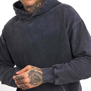 Sudadera con Capucha Personalizada para Hombre, Estilo Hip Hop, Color Sólido, Talla Grande, Corte Regular, 100% Algodón Ecológico, Premium 2025 - Product Image 1