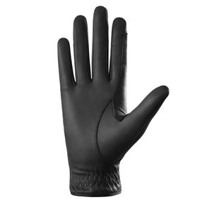 Breathable Durable Horse Riding Gloves black button closure non <b>slip</b> gloves - Product Image 2