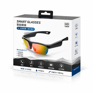 Gafas Inteligentes con IA, Cámara IMX386 de 13MP, WiFi6 de Doble Banda, Control Táctil, Protección UV400, Marco TR90, Lentes Polarizadas de PC, 4GB de Almacenamiento, Tipo C, Portátiles - Product Image 5