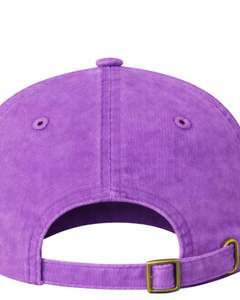 Casquette de baseball en coton lavé violet lavande, unie, réglable, unisexe, décontractée, sportive, respirante, confortable, qualité supérieure - Product Image 6