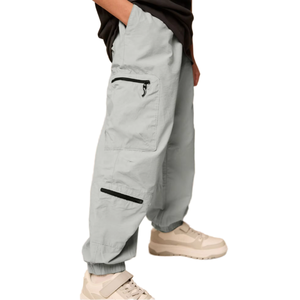 Pantalones Deportivos Casuales para Bebé Niño, Otoño, Pantalones Cargo Holgados, Spandex/Poliéster, Transpirables, Ropa Infantil ODM - Product Image 1