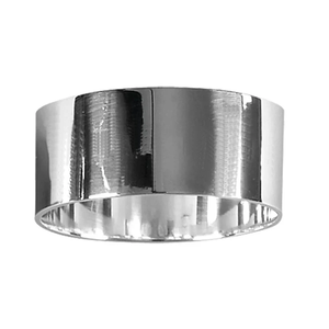 Anneau de serviette en acier inoxydable, décoration de table, finition argent mat poli, accessoires pour anneau de serviette - Product Image 5