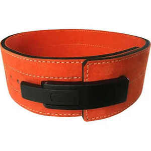 High Quality Heavy Duty Anti-Slip Cowhide Leather Customizable Adjustable Lever Belt for Body Building <b>Weight</b> Lifting 10-13MM - Product Image 1
