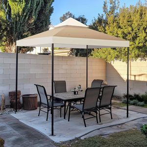Tenda 2T 8x8ft con Tetto Rosso, Pergola e Gazebo - Categoria Prodotti - Product Image 2