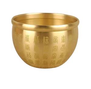 Bol décoratif rond en laiton massif, style antique, pour fruits et chocolats, avec support, élégant, pour la cuisine, très demandé. - Product Image 4