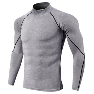 Wholesale Unisex Compression Shirts <b>Long</b> <b>Sleeve</b> Rash Guard Athletic <b>Base</b> <b>Layer</b> Undershirt Breathable Quick Dry Sports Workout - Product Image 2