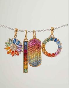 Collier en diamant et pierres précieuses très demandé, idéal pour les soirées, cocktails et événements, disponible au prix d'usine - Product Image 1