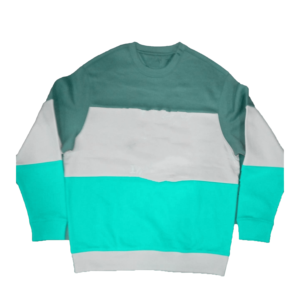 เสื้อสเวตเชิ้ตคอกลมผู้ชาย ทรงโอเวอร์ไซส์ ผ้าถักเนื้อฝ้าย สีสันตัดกัน สไตล์ลำลอง สำหรับใส่ในฤดูใบไม้ร่วง - Product Image 6