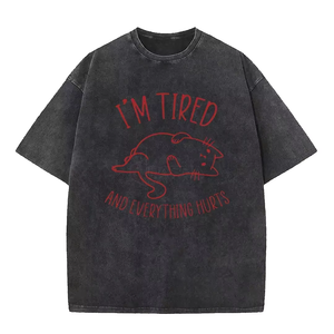 Camiseta Extra Grande con Logotipo Personalizado OEM para Hombre, Estilo Vintage, Lavado Ácido, Impresión DTG, Gráfico Negro, Algodón, Fabricante - Product Image 4