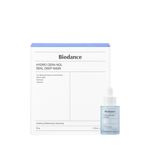 Ensemble hydratant et apaisant double action Biodense coréen, masque facial de haute qualité avec acide hyaluronique pour le visage - Product Image 1