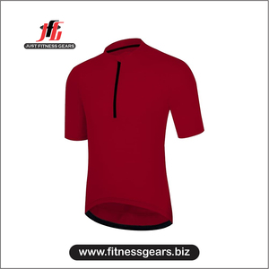 JUST FITNESS GEARS Maillot de cyclisme pour hommes en polyester, prix de gros, dernier style, vente chaude, respirant, séchage rapide, écologique, manches courtes - Product Image 3