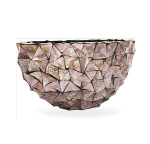 Jarrón Moderno para Mesa, Forma Irregular, Acabado Brillante, Hecho a Mano, Decoración Floral - Product Image 2