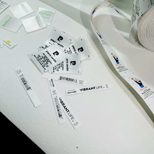 แท็กดูแลการซักแบบเป็นมิตรกับสิ่งแวดล้อม | ป้ายผ้าฝ้ายซาตินและผ้าแพรแข็งสำหรับเสื้อผ้าและเครื่องแต่งกายแฟชั่นแบบกำหนดเอง | โซลูชันแบรนด์ที่ยั่งยืน - Product Image 2