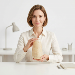 Vase en résine marbrée artisanale en gros, style Art Déco, écologique, élégant, pour mariage, maison, bureau, décoration de table, Terre de l'Uttar Pradesh - Product Image 1