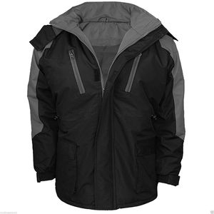 Chaqueta Softshell Impermeable y Transpirable para Hombre, Venta al Por Mayor, Cierre de Cremallera Resistente al Desgaste, Ropa de Exterior Resistente al Viento con Estampado - Product Image 3