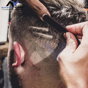 Rasoir droit en acier inoxydable à lame simple pour rasage manuel – Rasoir droit pour homme pour la barbe et la moustache - Product Image 3