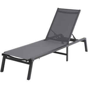 Sdraio da Patio in Alluminio Regolabile a 5 Posizioni, Chaise Longue Pieghevole per Bordo Piscina - Product Image 2