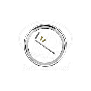 Anneau de nez en acier inoxydable réutilisable avec 1 clé hexagonale et 2 vis, 2-1/2 pouces x 5/16 pouces, pour la manipulation du bétail - Product Image 1