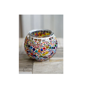 <b>Mosaic</b> Amazing Glass Votive Elegant Design Tea Light Holder Low Price Glass Candle Stand for Wedding & Home Decoration - Product Image 4