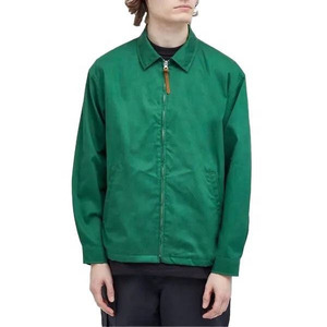 เสื้อแจ็คเก็ตผ้าแคนวาสสตรีทแวร์คุณภาพสูง OEM แบรนด์สั่งทำพิเศษ กันลม ระบายอากาศได้ดี ผลิตจากโรงงานโดยตรง ขายส่งสำหรับผู้ชาย - Product Image 1
