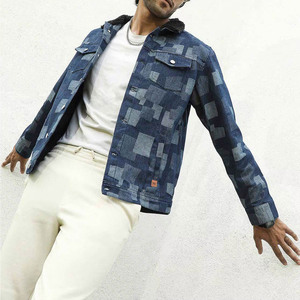 Veste d'hiver sur mesure de haute qualité, design personnalisé, créez votre propre veste en jean imperméable pour homme à bas prix - Product Image 1