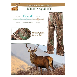Unisex Premium Winter Hunting Pants Breathable Waterproof 100% Polyester Camouflage Print for Hunting Camping & Hiking - Product Image 3