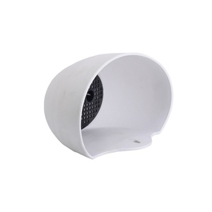 กระถางดอกไม้พลาสติกสีขาวพร้อมแผ่นตาข่ายครึ่งวงกลมติดผนังตกแต่งบ้าน - Product Image 2