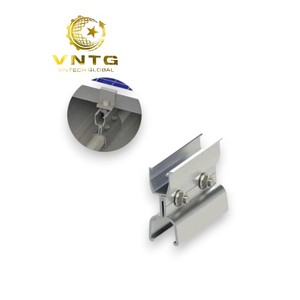 Vntech ทั่วโลกอุปกรณ์ติดตั้งพลังงานแสงอาทิตย์ AL6005-T6แคลมป์หลังคาโลหะอลูมิเนียม kliplock - Product Image 5