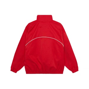 เสื้อแจ็คเก็ตวินด์เบรกเกอร์ไนลอนสีแดงแบบกลับด้านได้สำหรับผู้ชาย  ลายเรียบ  ชุดกีฬาสำหรับผู้หญิงสำหรับกิจกรรมกลางแจ้ง - Product Image 3