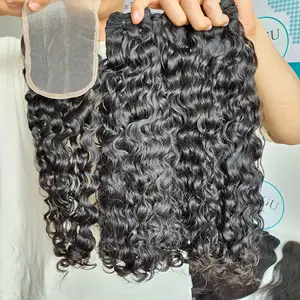 30 סנטימטרים שיער טבעי הרחבות בורמזי מתולתל שיער סופר כפול נמשך עם hd תחרה פרונטאלית פאות לנשים שחורות