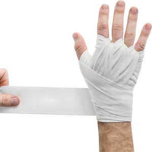 Bandes de boxe légères et écologiques réglables en coton élastique pour le soutien des poignets, entraînement MMA, fabricant OEM ODM en gros - Product Image 5