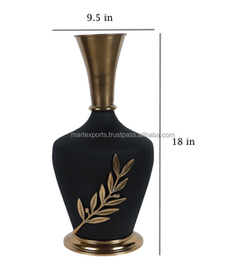 Exclusivo diseño moderno florero de metal de aluminio en diferentes colores al por mayor para la decoración del hogar - Product Image 3