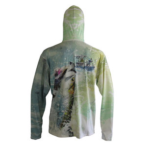 Durable Quick Dry Unisex Fishing <b>Hoodies</b> <b>Lightweight</b> Breathable Fishing <b>Hoodies</b> For Men In Wholesale - Product Image 2