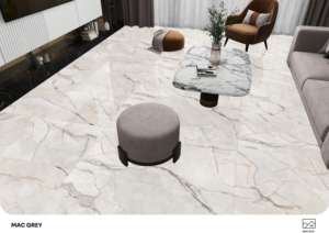 Azulejos de porcelana modernos de alta gama con acabado brillante, tamaño 600x1200, formato grande para pisos y paredes, para uso comercial. - Product Image 6