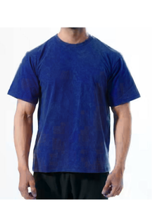 เสื้อยืดคอตตอน 100% สกรีนโลโก้ตามสั่ง แห้งเร็ว ระบายอากาศดี บริการ OEM เสื้อยืดผู้ชาย ขายส่ง - Product Image 1