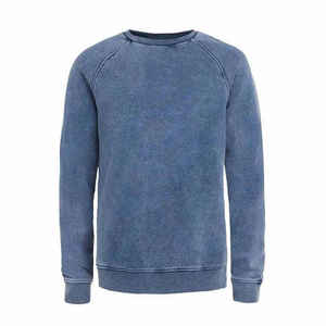 Nueva Moda: Sudadera Lisa con Lavado Ácido para Hombre - El Mejor Proveedor, Color Personalizado, Sudadera Básica con Lavado Ácido para Hombre 2026 - Product Image 1