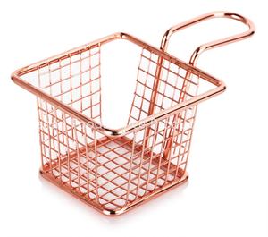 Mini <b>Chip</b> Fry <b>Basket</b> Henry Foodservice FRY <b>Basket</b> Stocked Metal MCB - Product Image 2