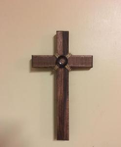 Cruz de Oración de Madera Hecha a Mano - Product Image 5