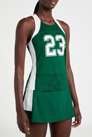Vestido Deportivo para Mujer, Uniforme Deportivo Transpirable para Adultos, Ropa de Tenis y Netball con Estampado Digital, 100% Poliéster de Secado Rápido para Verano