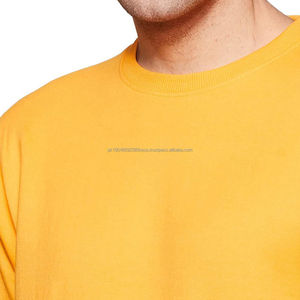 OEM Custom <b>Men's</b> 100% Cotton French Terry Pullover Sweatshirt Oversized Mock <b>Neck</b> Drop Shoulder Crewneck <b>Jumper</b> Plain Winter - Product Image 2