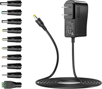 15V 2A Universele AC/DC Adapter Oplader Stroomkabel voor 15 Volt Litter Robot LED en meer 2A 1.6A 1.5A 1.2A DC Adapter