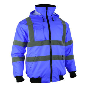 Chaqueta de Seguridad de Alta Visibilidad, Antiestática, Reflectante, Impermeable, Resistente al Viento, Talla Grande, de Poliéster, CRESTLINE INDUSTRY, para Hombre, Invierno - Product Image 3