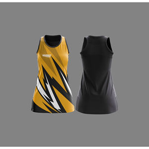 Proveedor de Uniformes de Netball de Calidad Profesional |   Uniforme de Netball Sublimado con Logotipo, Nombre y Número del Equipo |   Poliéster Transpirable - Product Image 5