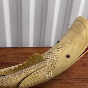 งานฝีมือประดับตกแต่งบ้าน รูปปั้นเขาสัตว์ธรรมชาติ ทำมือ สำหรับตกแต่งโต๊ะ โดย M/S SHAAD HANDICRAFTS - Product Image 1