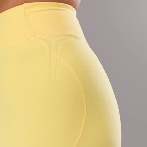 Shorts de Yoga Casuales y Elegantes para Mujer, Cintura Elástica, Secado Rápido, Transpirables, Color Sólido, Precio al por Mayor, Nuevo Diseño - Product Image 5