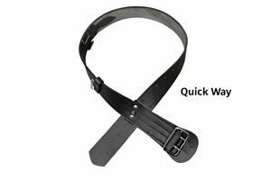 Handmade Black Sam Browne Style <b>Leather</b> Belt <b>Harness</b> – Formal Ceremonial & Cosplay Accessory - Product Image 5
