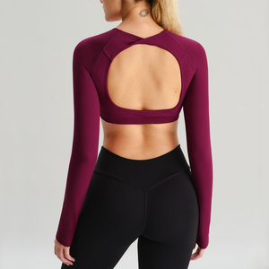 Top de Yoga para Mujer de la Mejor Calidad, Hecho con Material 100% Algodón, Ecológico, Resistente al Viento, Ropa de Entrenamiento de Yoga al Mejor Precio - Product Image 2