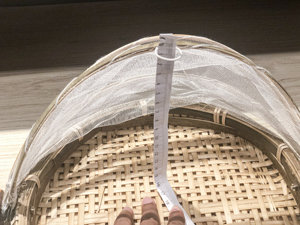 Round Bamboo Winnowing <b>Basket</b> Tray Shallow Woven <b>Display</b> Tray Fruit Serving Home Decor Wholesale Supplier - Product Image 6