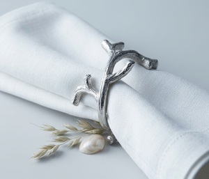 Modern Metal Flatware Napkin <b>Ring</b> Stainless Steel Miniature Cutlery Design Napkin Holder For Wedding Banquet Hotel Restaurant - Product Image 6
